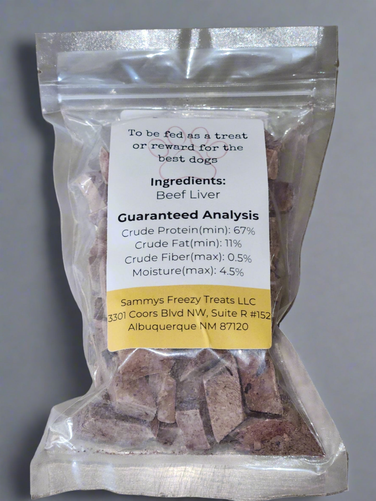 Raw Beef Liver Treats