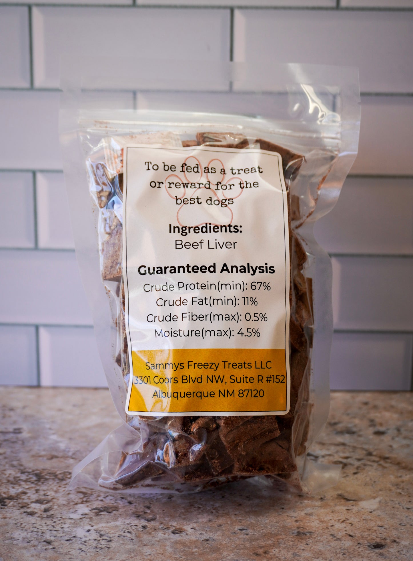 Raw Beef Liver Treats